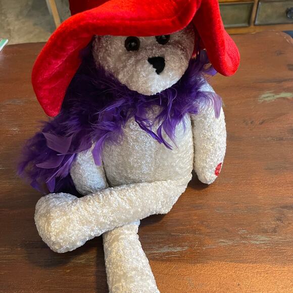 Chantilly Lane VTG Musical Bear Suzie Sing "Girls Just Want to Have Fun" TESTED - Picture 6 of 11